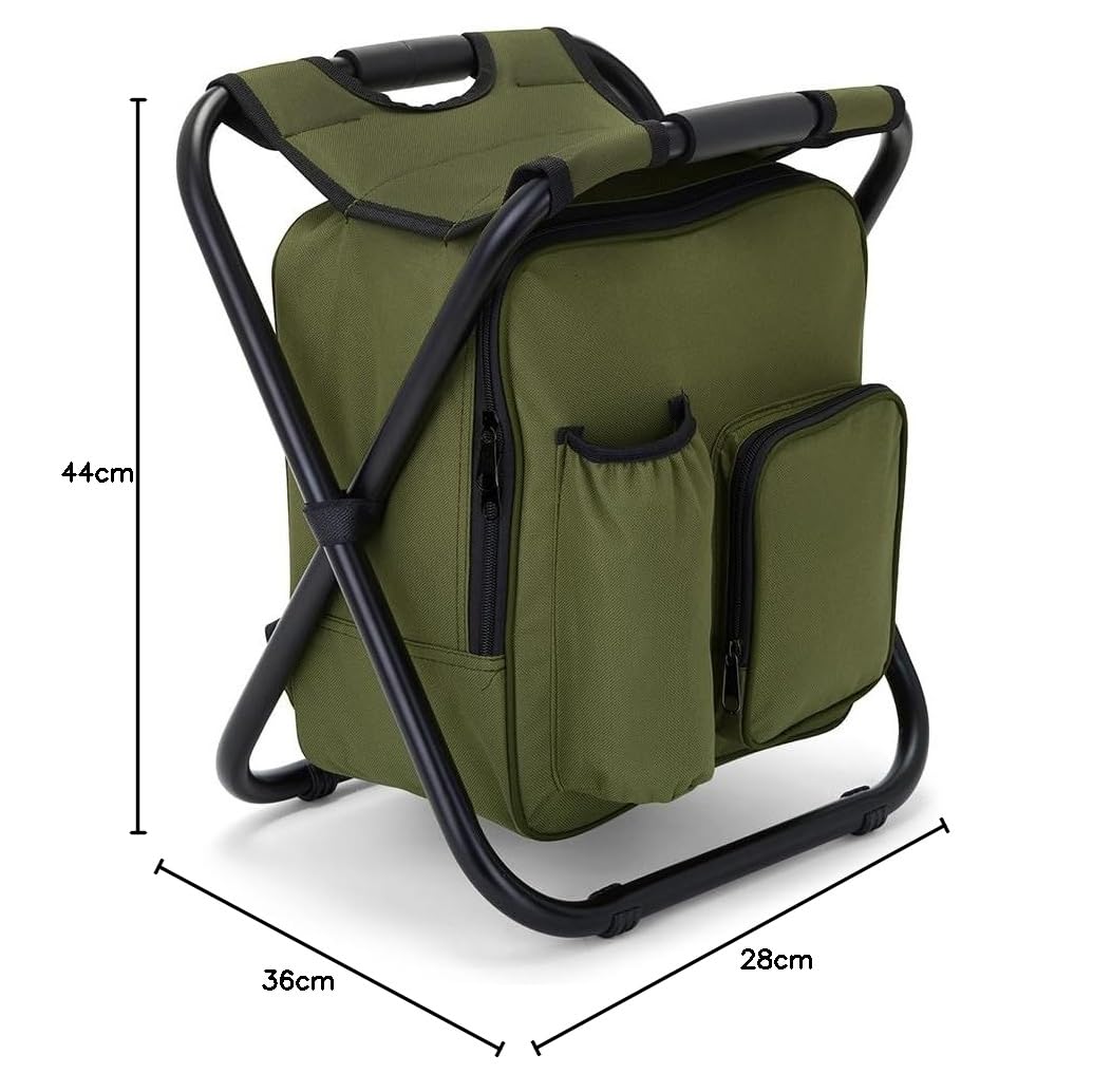 Livoo – Chaise Sac à Dos Isotherme SEP140 – 3 en 1, 15L, jusqu'à 150 kg, 600D
