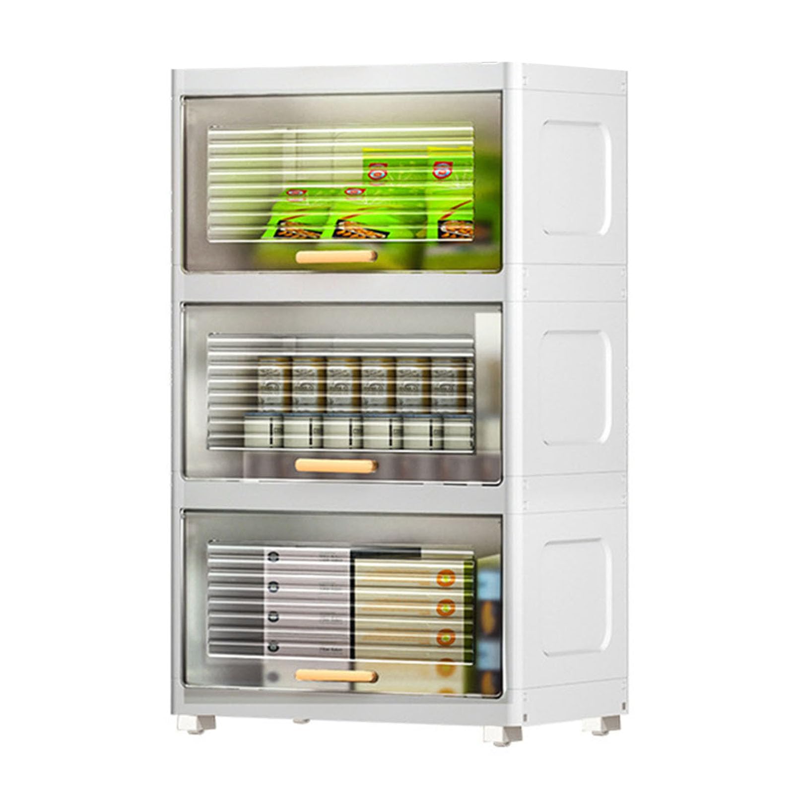 Carrello portautensili Stretto con Ruote, mobiletto portaoggetti Verticale Alto Ante e Ruote per Cucina, Soggiorno, Camera da Letto, corridoio, Ingresso