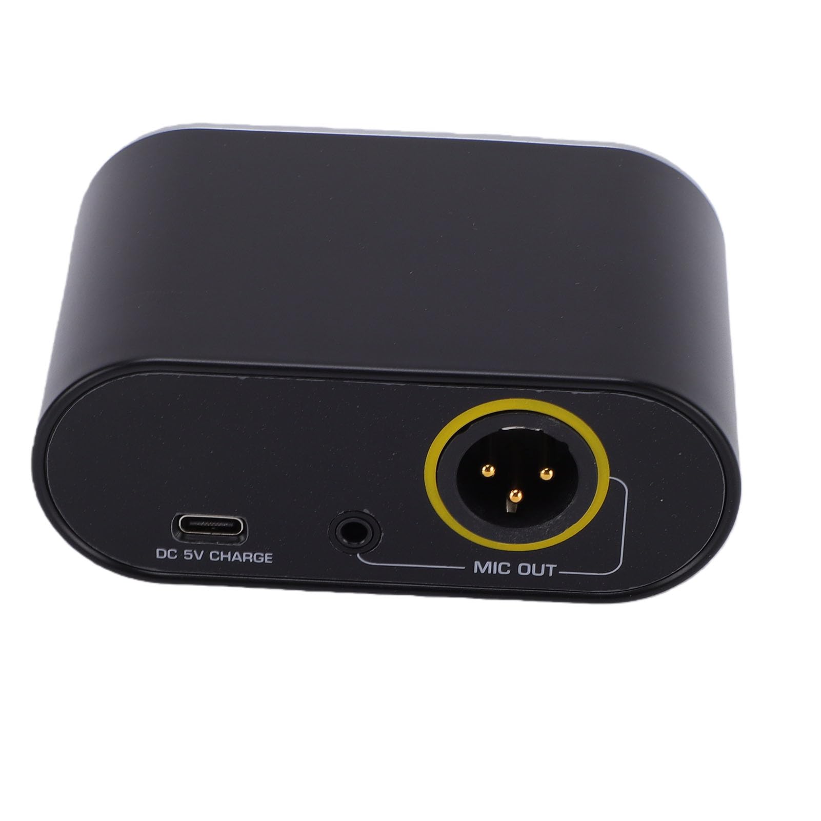 Tonysa Preamplificatore Microfonico Regolabile con Ingresso a 2 Guadagno Senza Perdita di 28 DB Uscita XLR di Potenza 48 V per Microfono Dinamico e a Condensatore