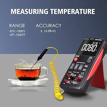 ZOTEK ZT-X Digital Multimeter 9999 Counts AC DC Voltmeter