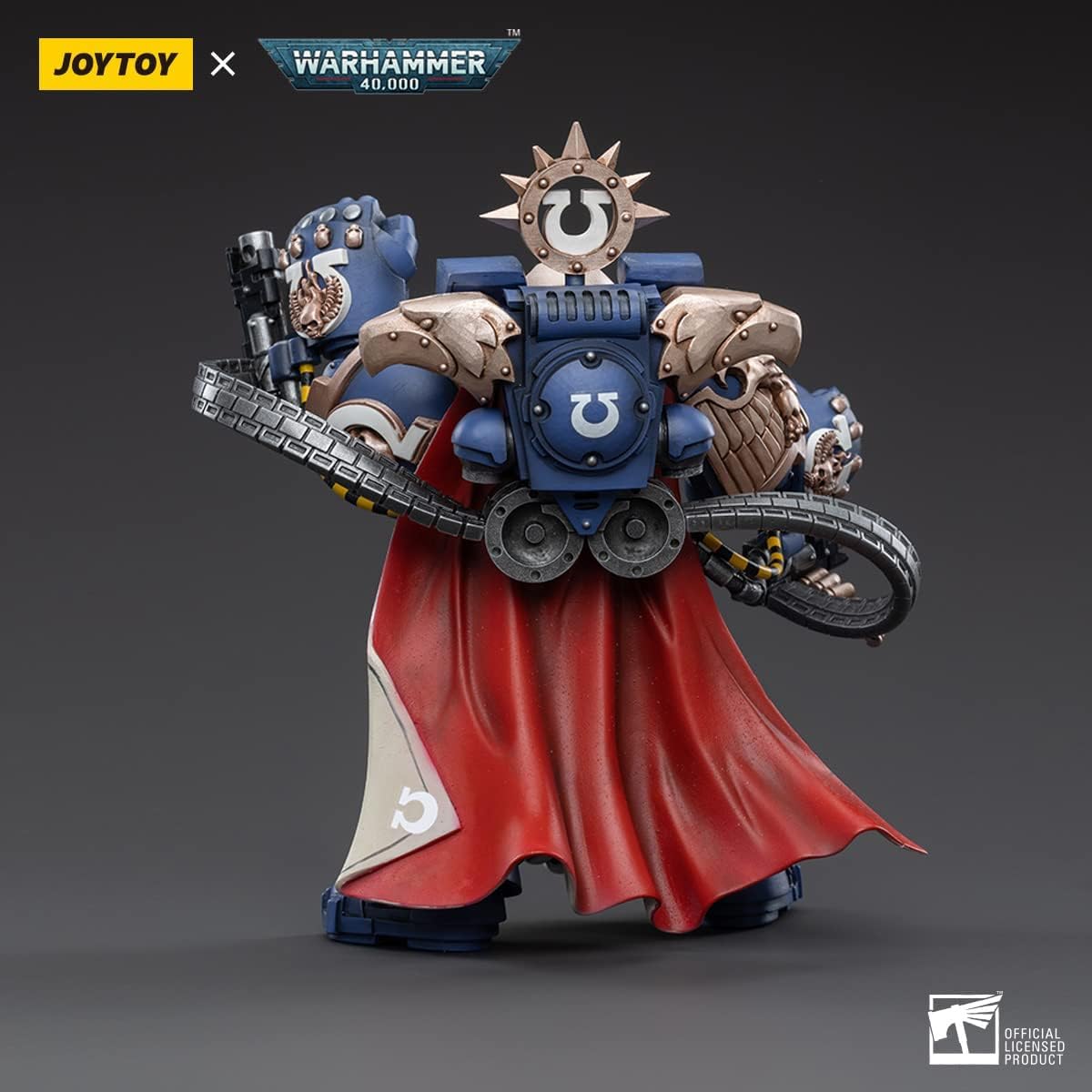 JOYTOY Warhammer 40k 1/18 Action Figure Ultramarines Capitolo Maestro Marneus Calgar 12,2 cm Giocattoli per bambini 15+ e adulti