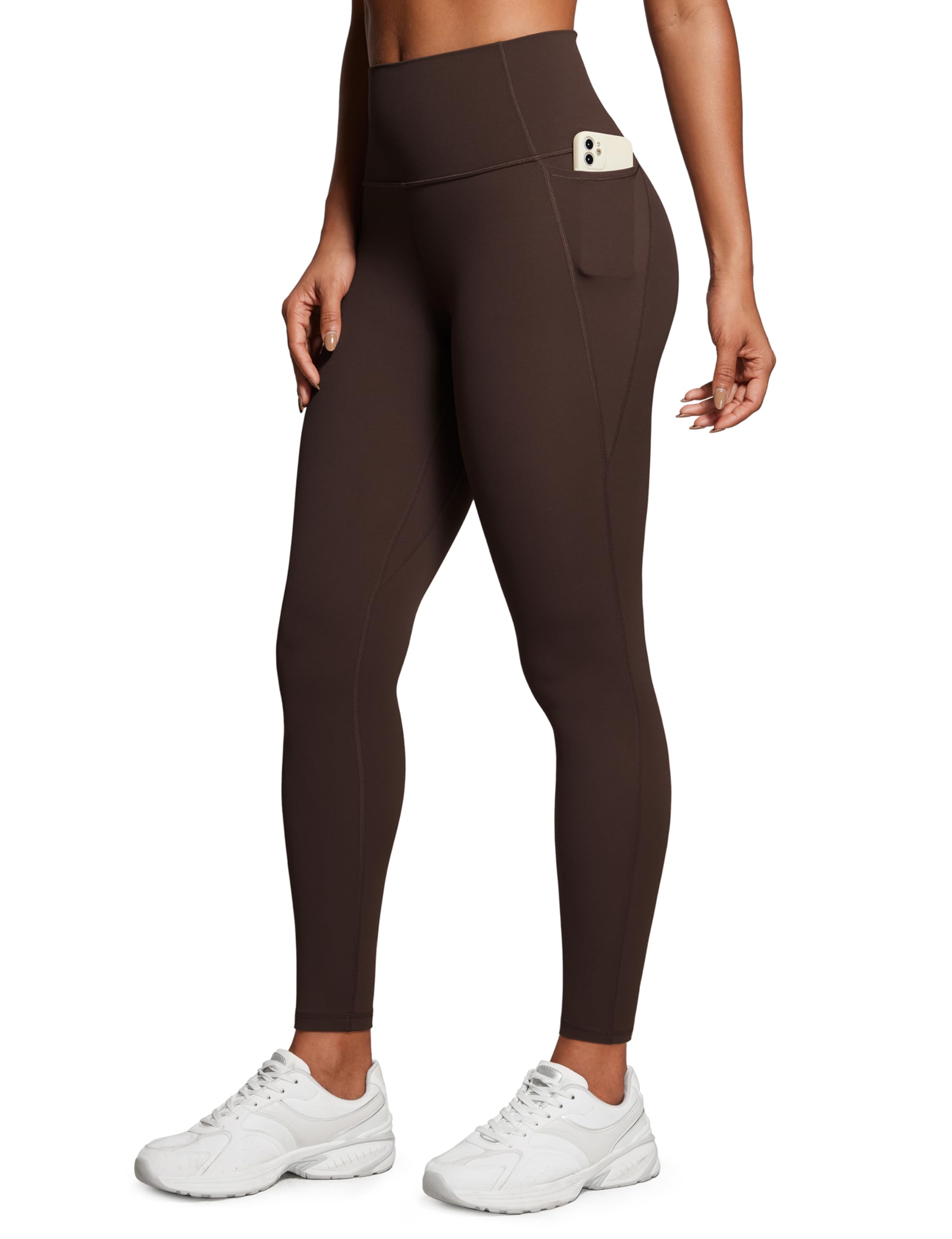 CRZ YOGA Damskie Legginsy Butterluxe Gym 28''-Legginsy treningowe o wysokiej talii z kieszeniami Masło Miękkie Legginsy jogi