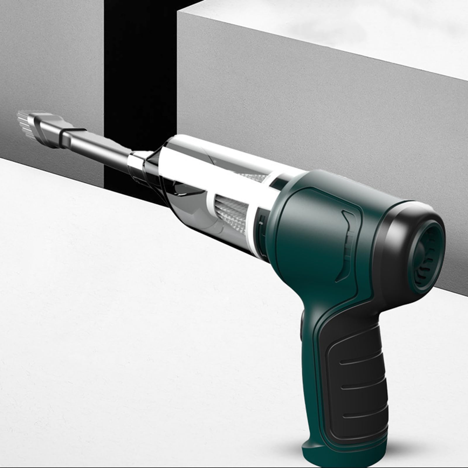 3 in 1 Aspirabriciole Senza Fili 9000pa Aspirapolvere Portatile Auto, Pet Hair Eraser Ricarica USB Aspirapolvere a Mano (Green,Modello Top)