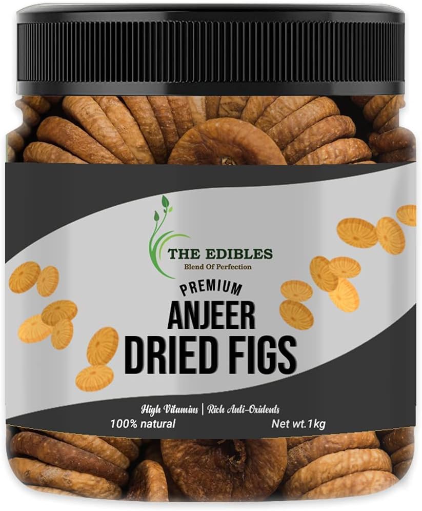 The EDIBLES Dry Fruit Dried Figs Afghani Anjeer 250 gm Afghani