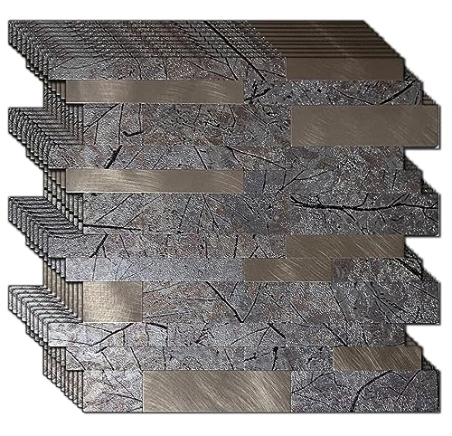 Weimeisc 10 Sheets Backsplash Tile for Kitchen Peel and Stick,