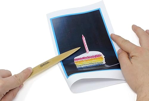 Miniatura 3 de VViViD Herramienta ligera de bambú natural para puntuación y arrugas (paquete de 2)