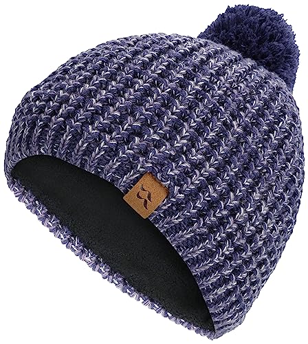 Rab Nonna Bobble Beanie Pom Hat for Skiing, Hiking, & Casual Use - Patriot Blue - One Size