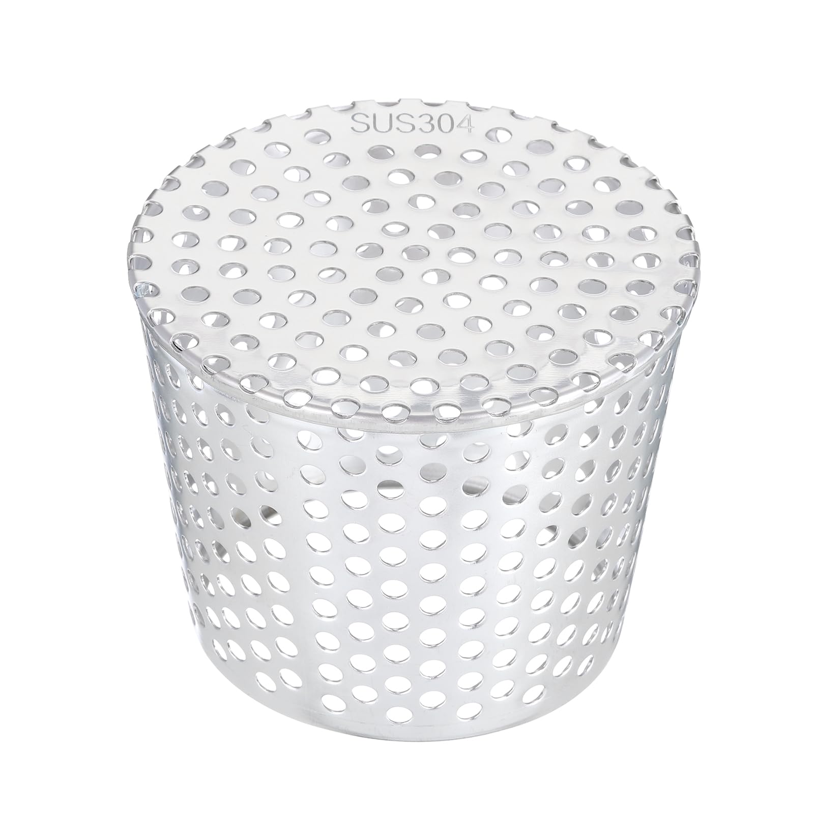 Filtre de protection de gouttière en acier inoxydable 304 uxcell de 10,9 cm durable