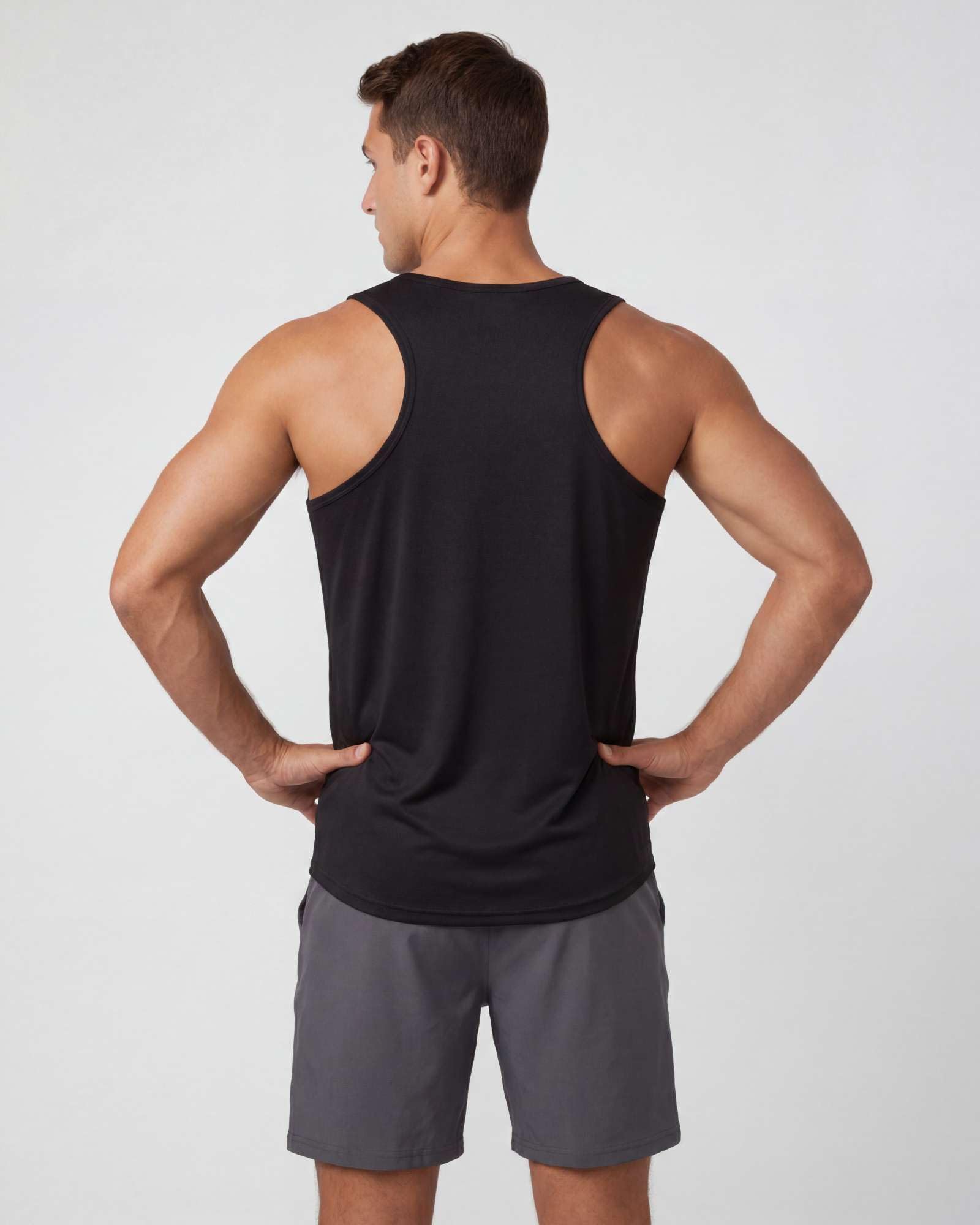Real Essentials 5er-Pack: Herren Dry-Fit Muskel-Tanktop ärmellose Shirts Workout Tees Athletic Gym (groß und groß erhältlich)