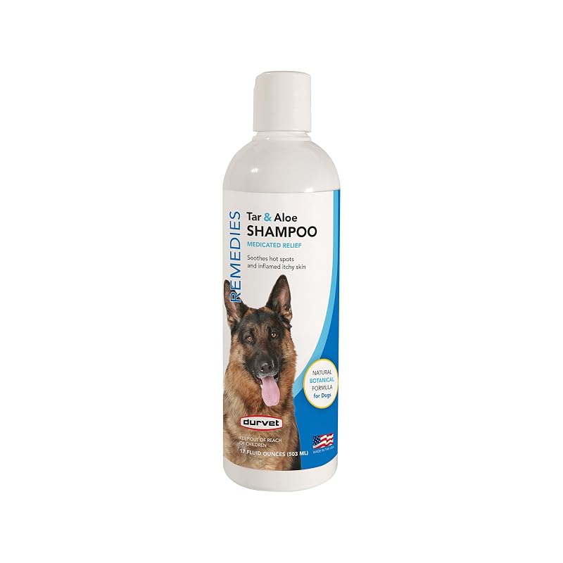 Shampoo para Cães com Alcatrão e Aloe Vera Durvet 510 mL