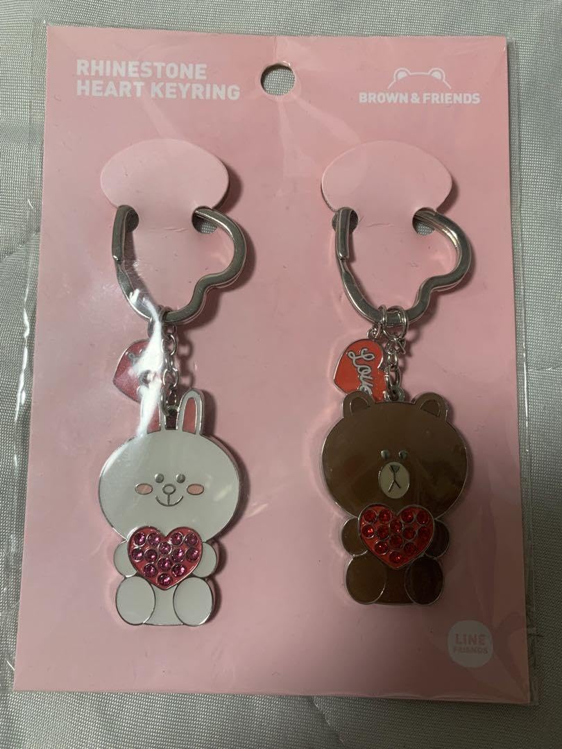 Amazon.co.jp: LINEFRIENDS ブラウン コニー キーホルダー ペア