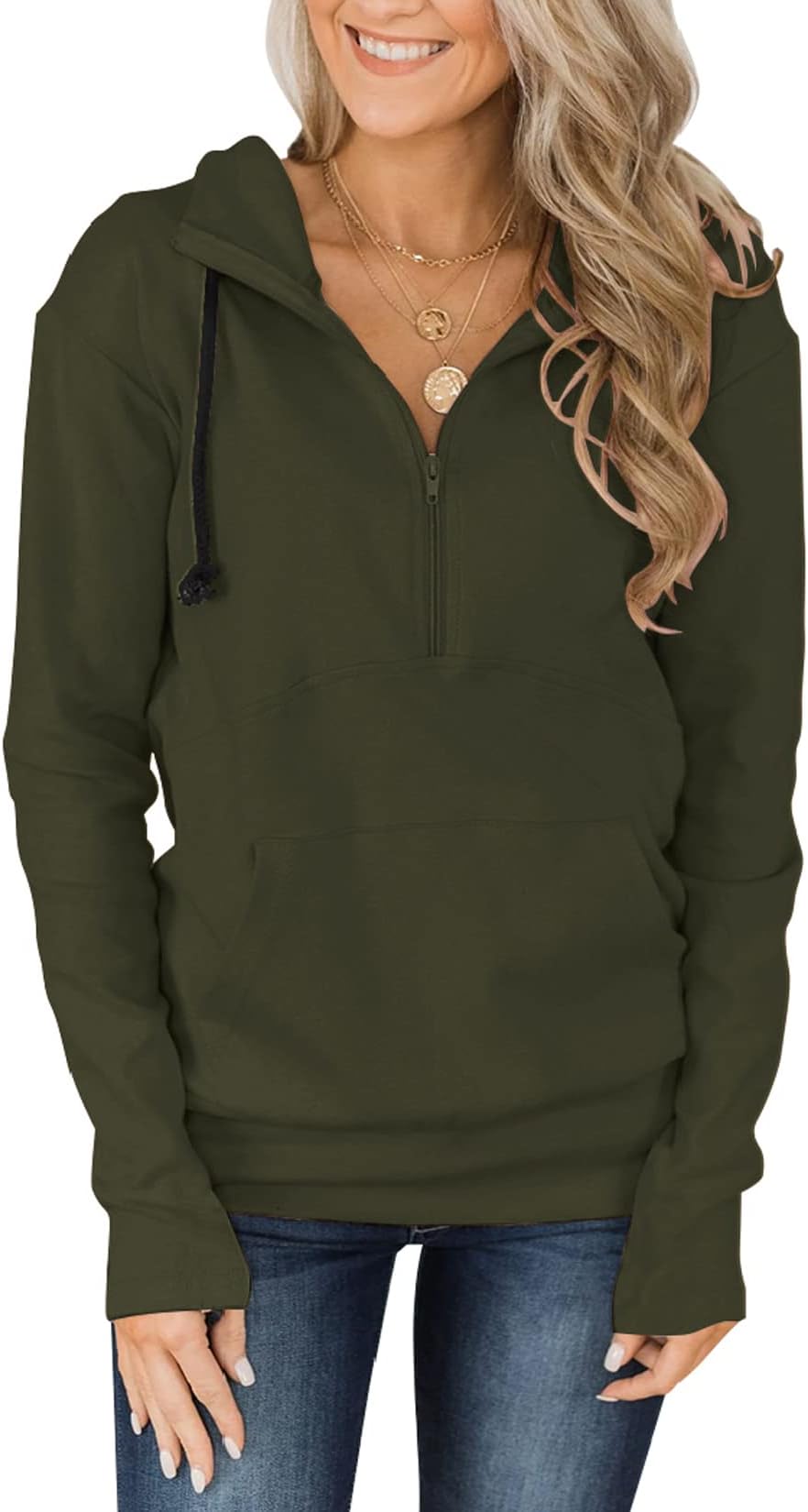olive green adidas hoodie women's
