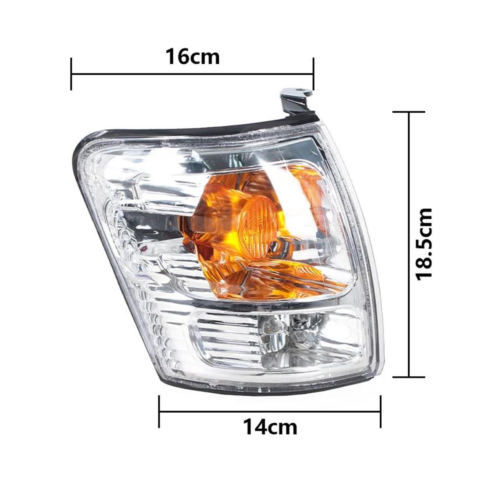 Direccional Coche Faro Delantero Con Bombilla Para Hilux 2001, 2002, 2003, 2004, 2005, Luz Ancha, Señal De Giro, Indicador De Luz De Esquina Delantera Señalizador Giro(Left and Right)