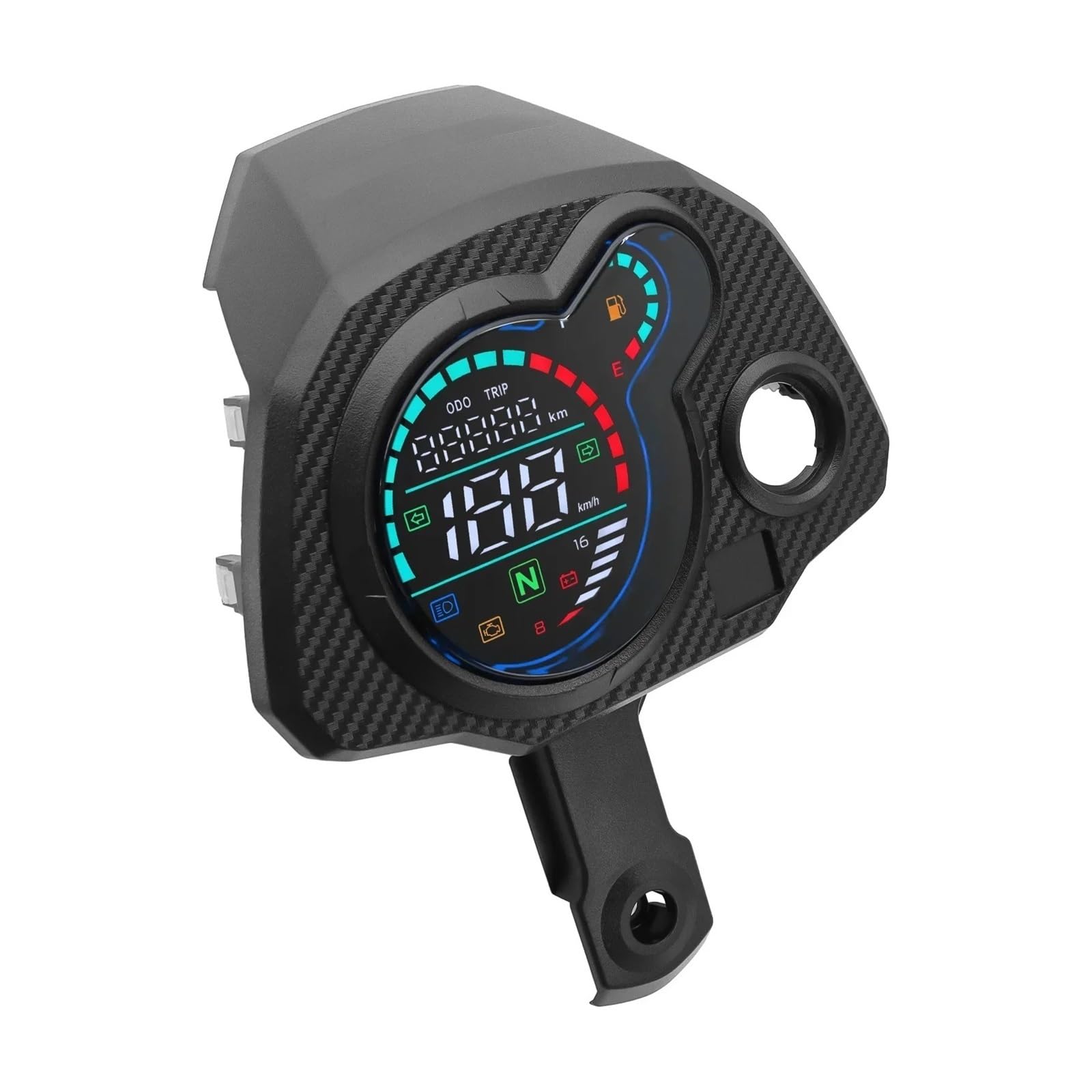 Gruppo Strumenti Moto Tachimetro Contagiri Contachilometri Sostituzione Cruscotto Digitale Per Navi 110 Con Staffa