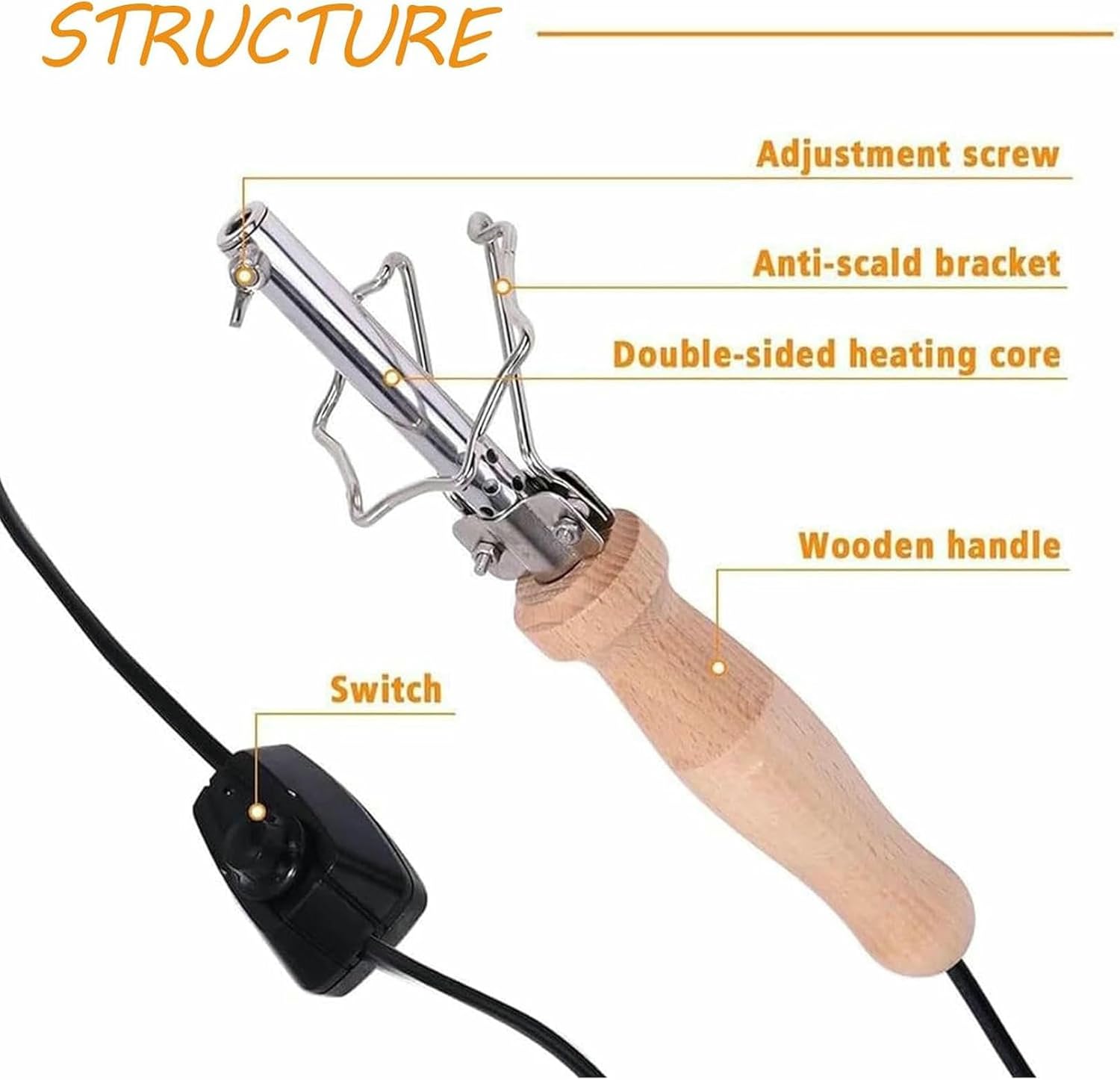 Fabric Flower Maker Set, Artificial Flower Ironing Machine with 24x Iron & Brass Fake Flower DIY Making Tools Kit, for Flower Lovers