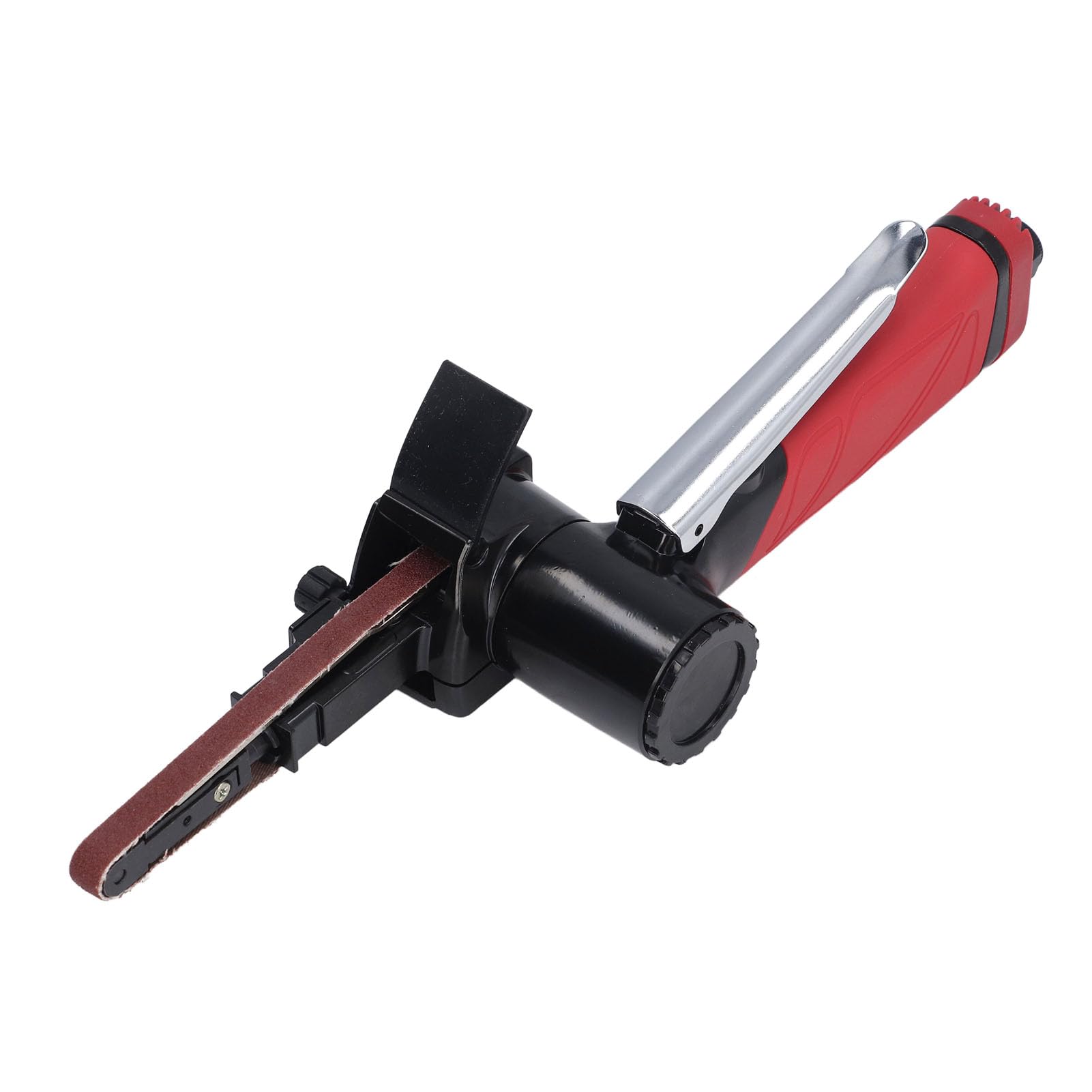 1/4in Air Belt Sander 20000rpm Aluminum Alloy Handheld Belt Sander for Steel Copper Aluminum Plastic 13in Belt 1/4in Air Inlet 1 for Metal Polishing