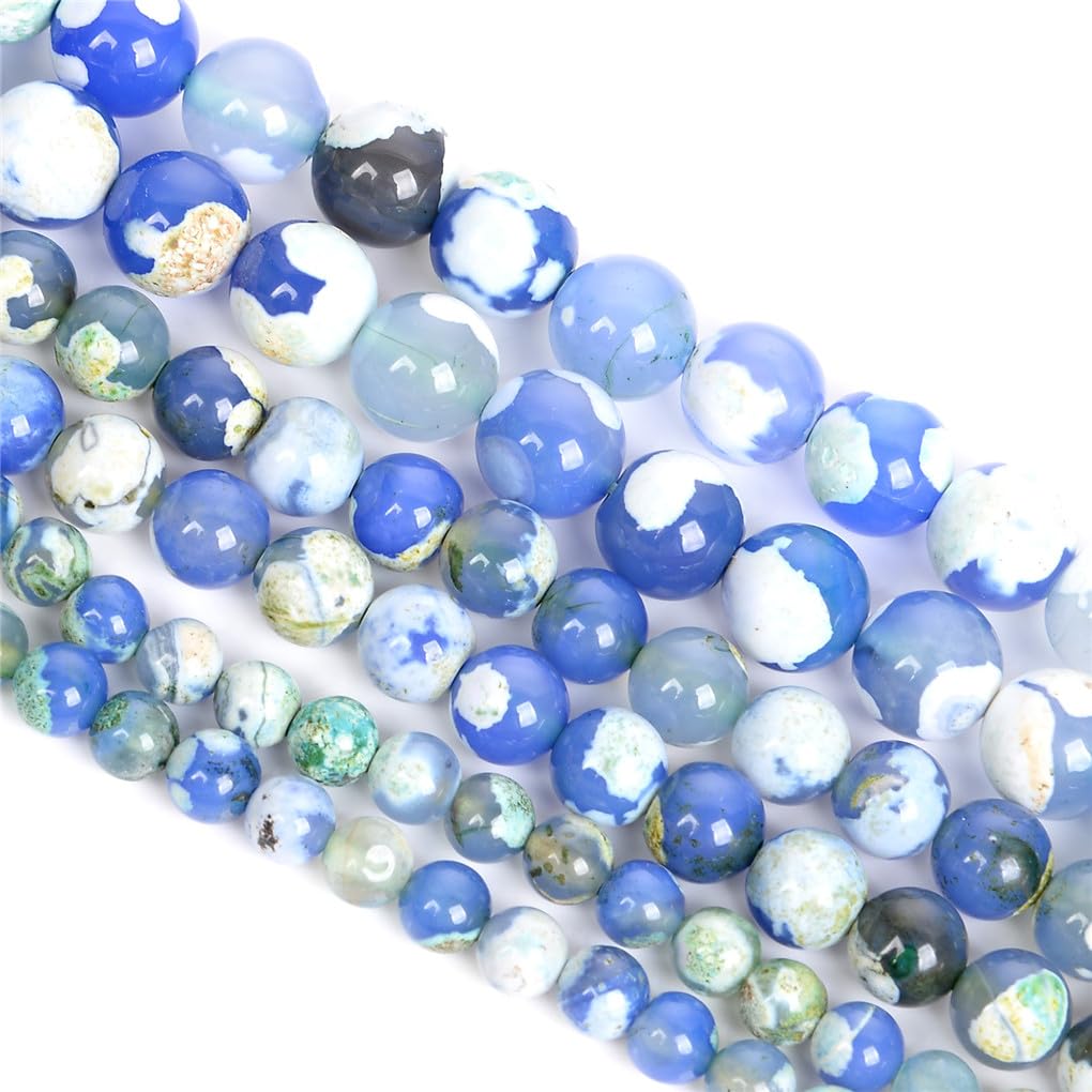Perles en pierre naturelle agate pour réparer et créer des bracelets sans défaut