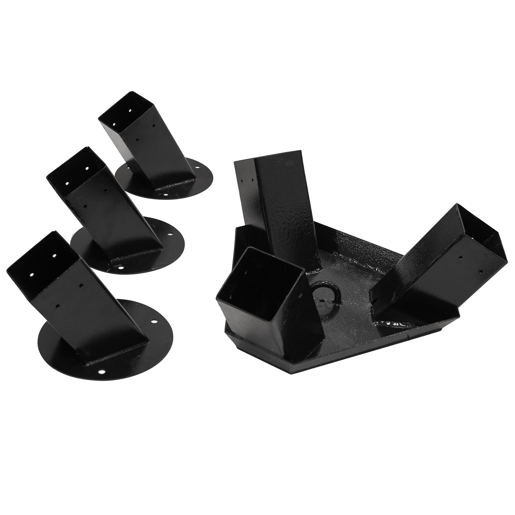 Vivere BRAKIT4-TPOD Zestaw biustonosza do statywu 4 x 4 słupków hamakowych 1,2 m, 1,5 m i 1,8 m, czarny