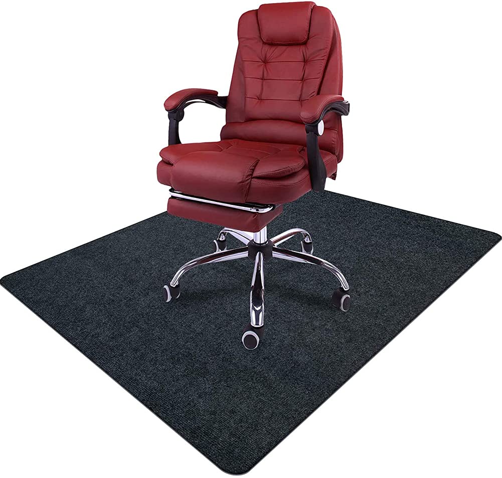Durable Floor Protector Mat, Rectangular Chair Mat for Carpet Protection,Non-Slip Chair Pad Mat for Rolling Chair,Thick Large Floor Cover,Washable — image 1