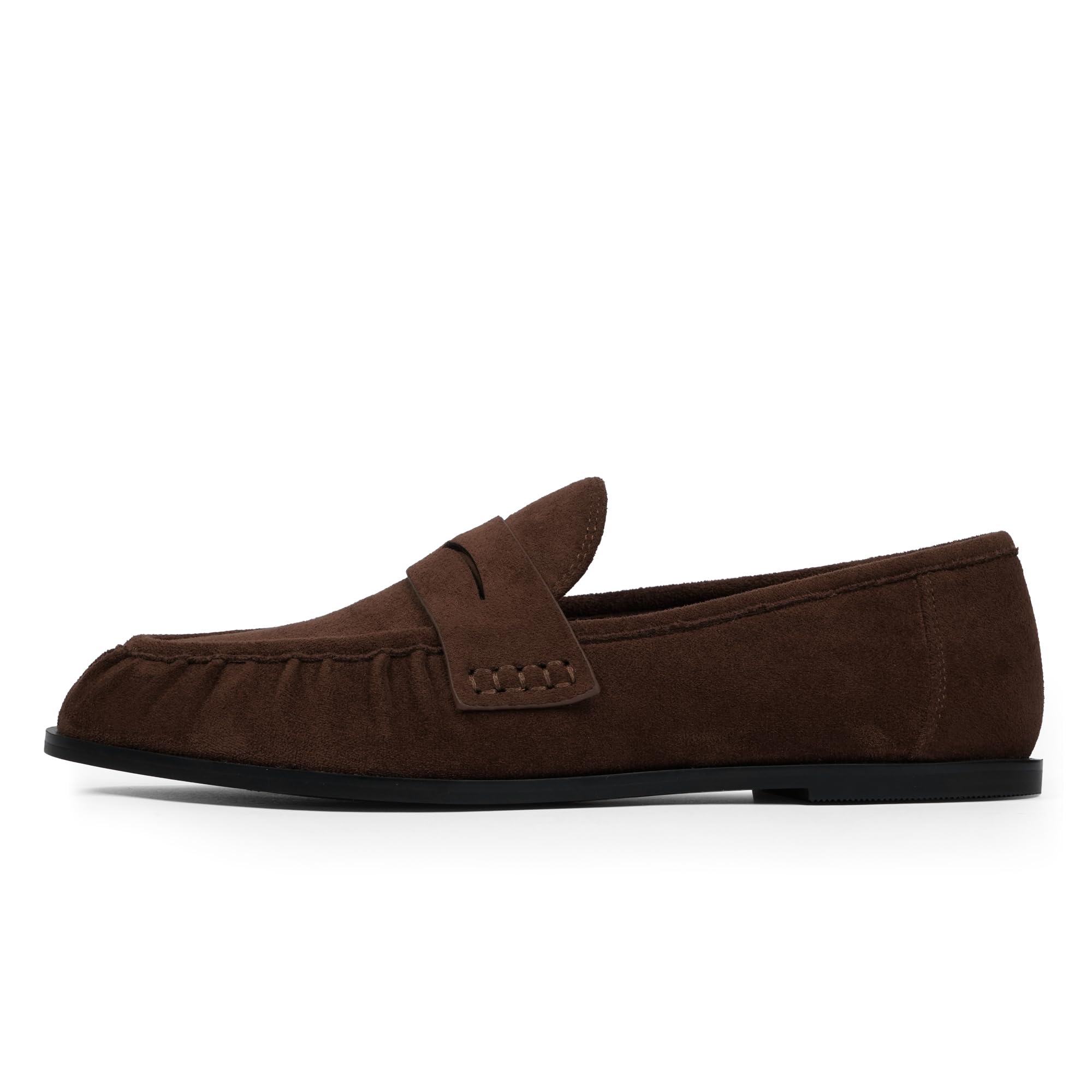qiy Penny Loafers for Women Flats Shoes Women Dressy Comfortable Moccasins Womens Slip on Loafers Shoes Comfortable Work Flats-picture-54