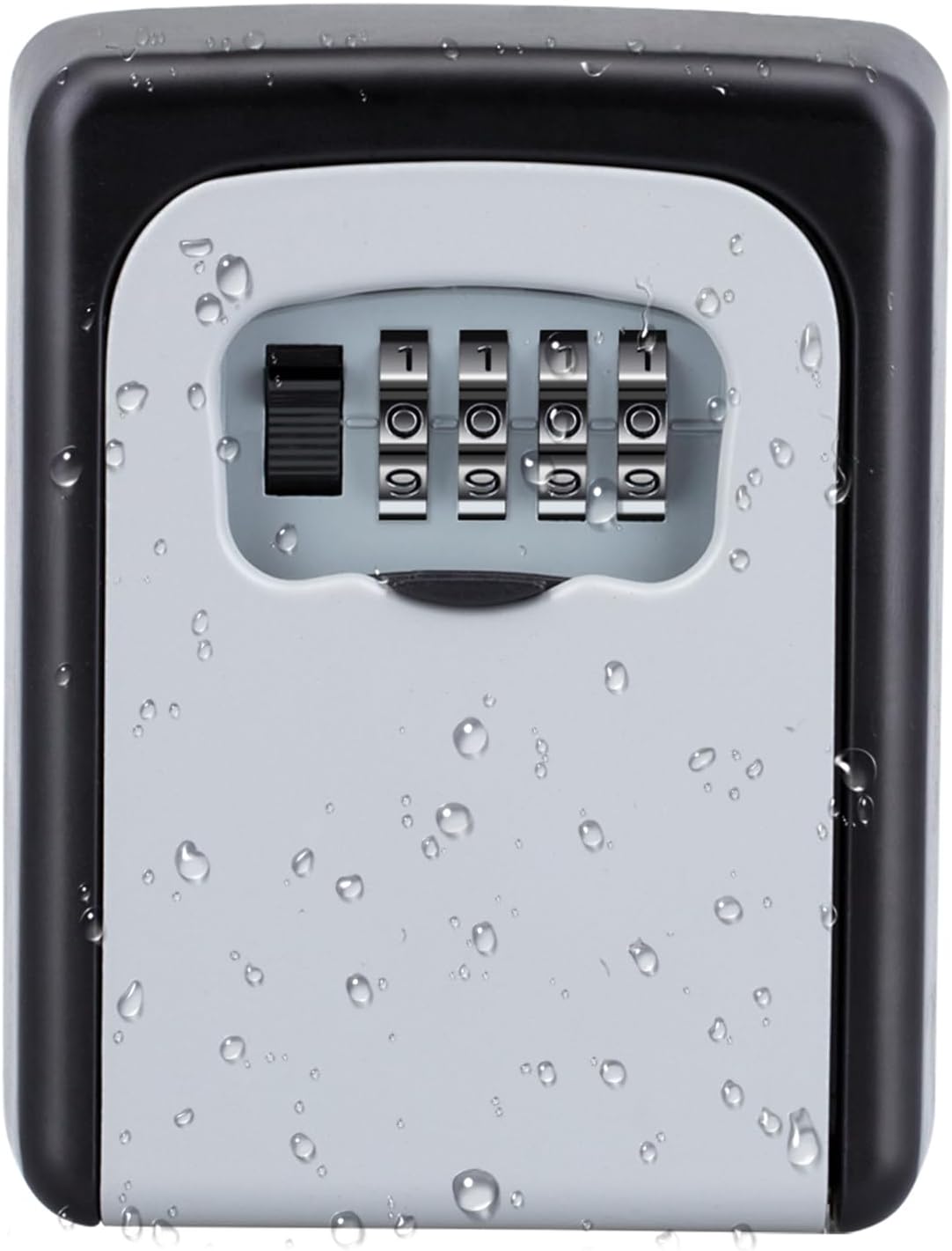 ZHEGE Key Box, Key Safe Wall Mounted, 4 Digit Combination Key Lock Box