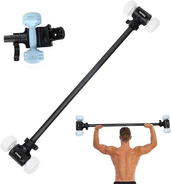 Dumbbell Converter to Barbell - Convert Dumbbells to Barbell Set, Supports 200 lbs, Easy Grip & Installation - Fits Adjustable Or Dumbbell Handles, Ideal for Home Workouts