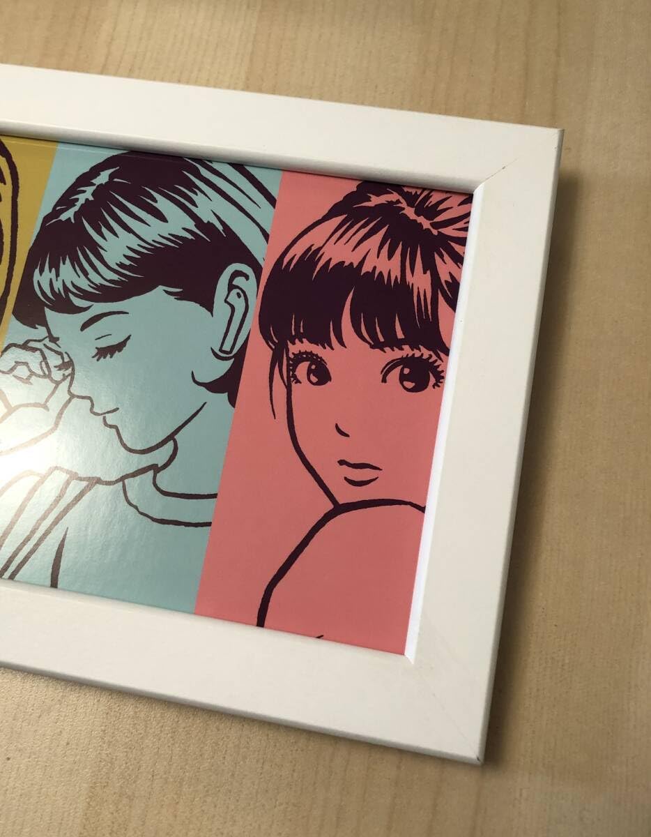 絵画　 油彩　江口寿史「人物」サイン　F6サイズ　額装済み 肉筆手描き 絵画 油彩 江口寿史「人物」サイン F6サイズ 額装済み 肉筆