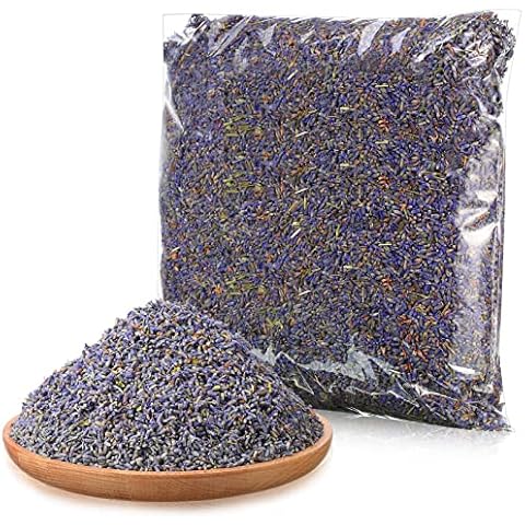 Treela 3 Pound Dried Lavender Bulk Dry Lavender Buds Fragrant Lavender Flower Petals for DIY Wedding Gift Crafts Home Fragrance Sachets Cover