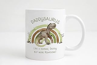 Daddysaurus like a normal Daddy but more Roarsome! T Rex, Daddy, Father's Day Gift Mug