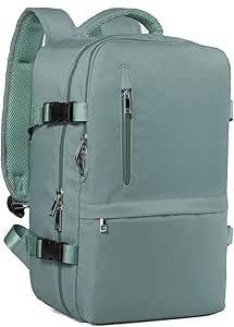 Mochila Viaje Cabina Avion 40x20x25, Mochilas Cabina para Ryanair 40x20x25cm Maletas De Viaje Mujer Hombre Equipaje De Mano 40x20x25 Bolsa 20L con Orificio De Carga Y Bolsillo Antirrobo