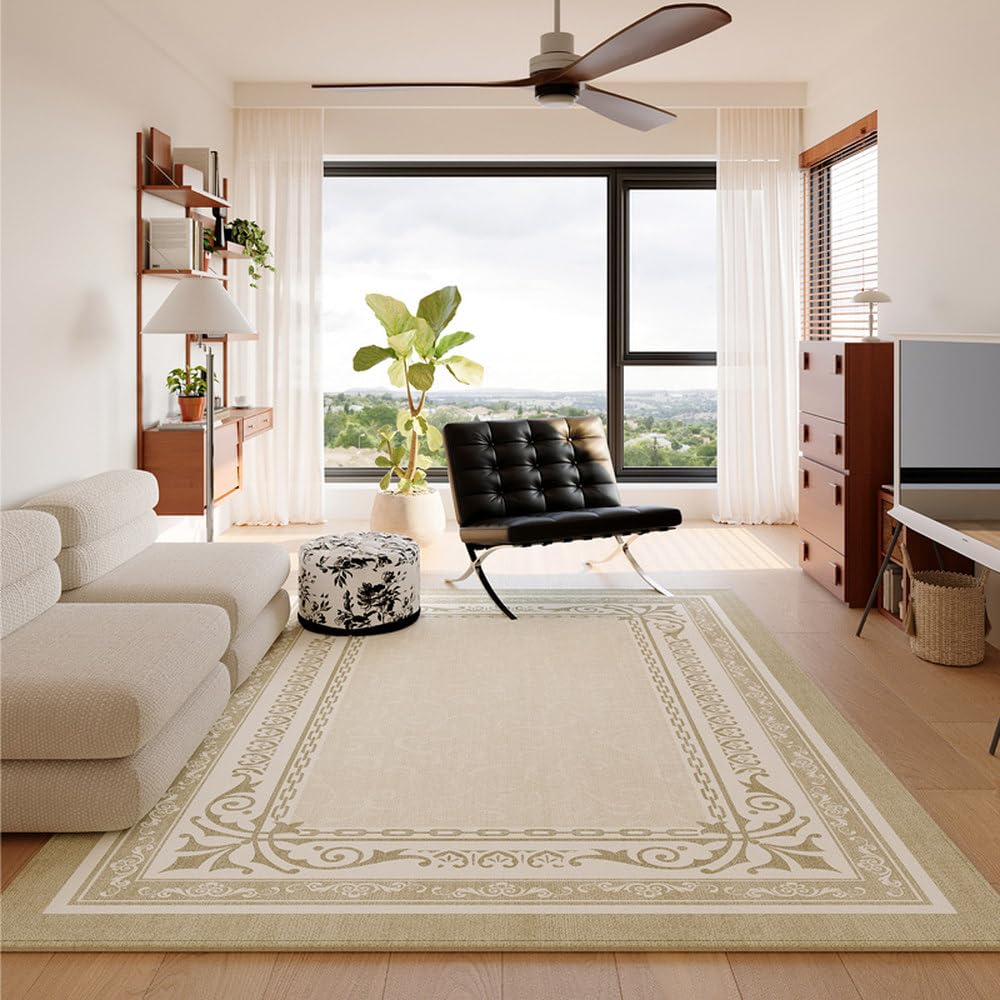 Tapis de sol lavable et épais pour remédier aux parquets froids du salon