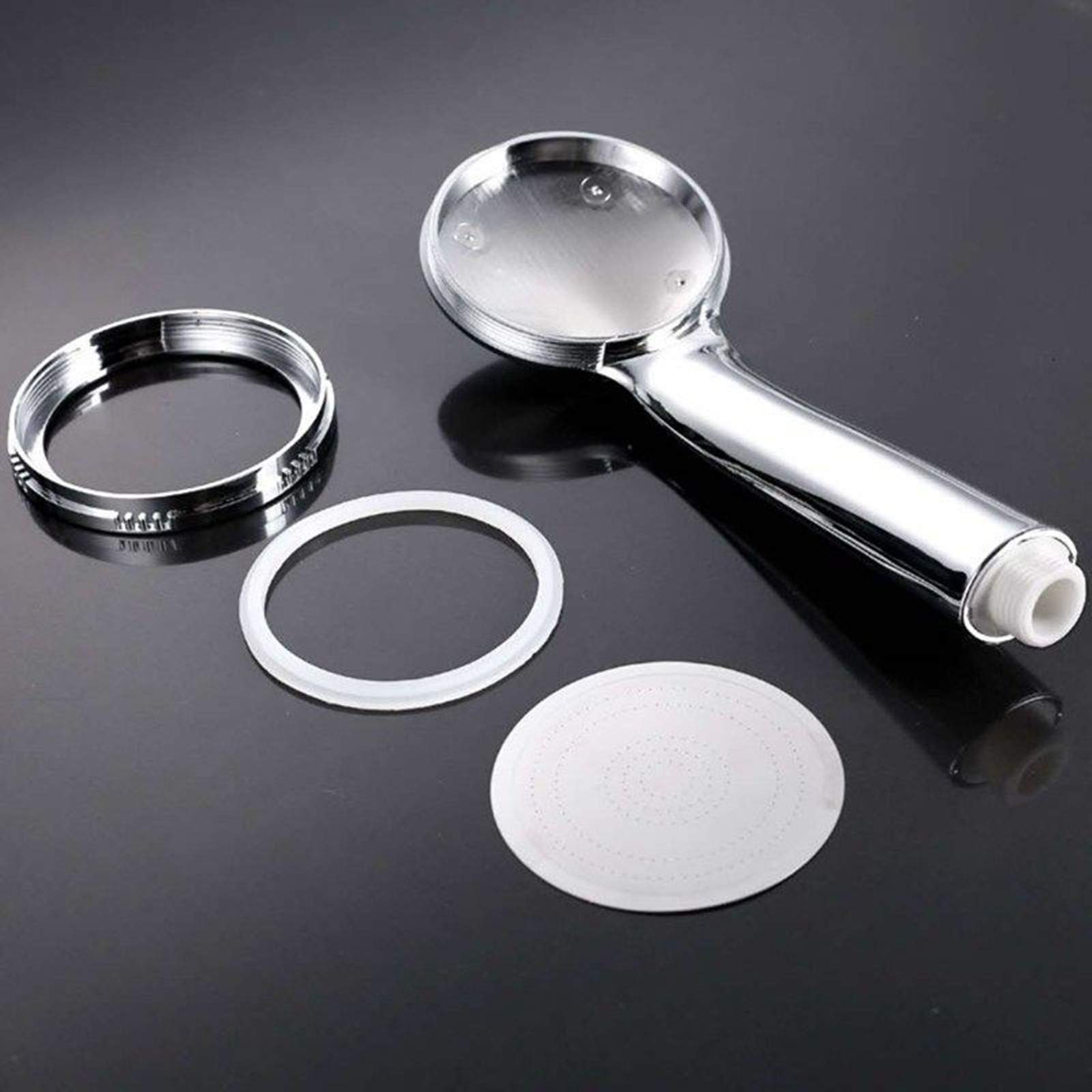 Duschköpfe,Duschkopf Filter, Duschkopf, Handbrause, Duschkopf, Handbrause, ABS-Duschkopf-Set, Wasserduschkopf, Super-Niedrigdruck-Verstärkung, badsparender Abs-Chrom-Jet