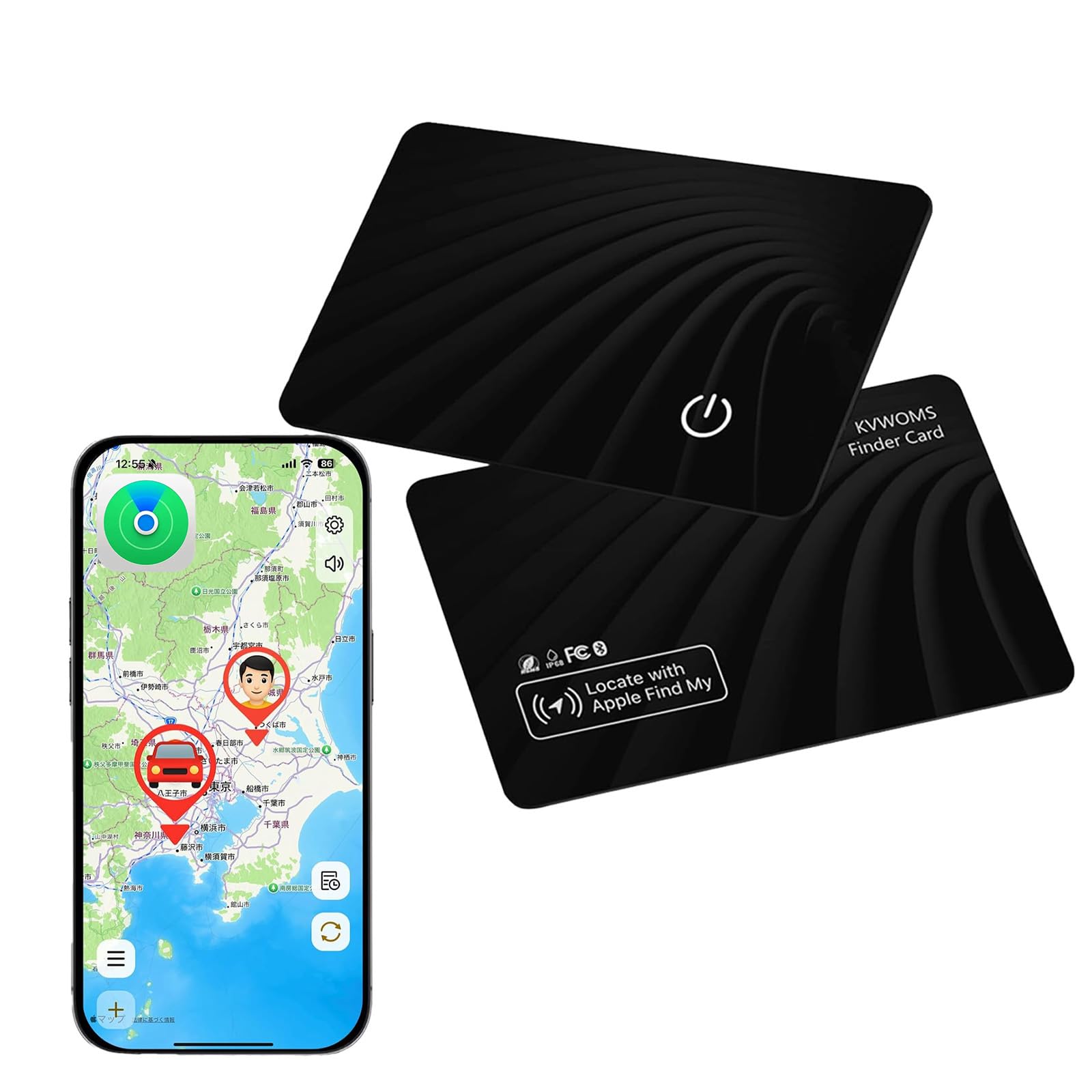 Amazon.co.jp: 【iOS専用 最大10年使える！極薄1.6mm】エアタグ