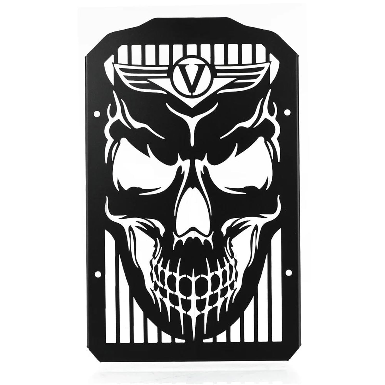 Grille Protection Radiateur Moto Pour VN900 Classic/LT/Custom 2007-2018 - Acier Chromé - Type B - Protection Contre Cailloux
