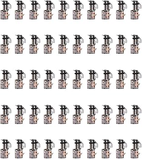 BAENRCY 50pcs DC3-5V 4 Wire 2 Phase Mimi Stepper Motor Micro Stepper Motor D6mm Stepper Motor