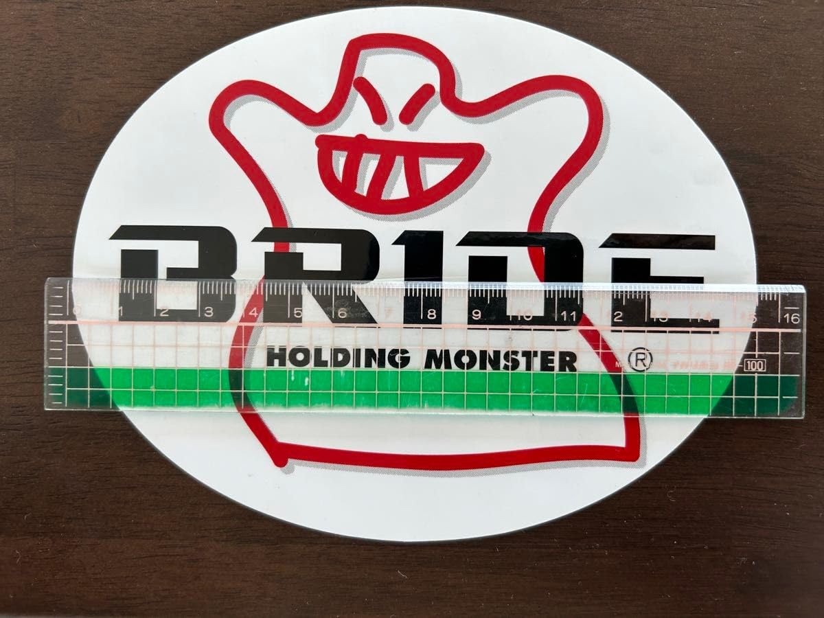 Amazon.co.jp: BRIDE ブリッド バケモンマークの楕円ステッカー 2枚 