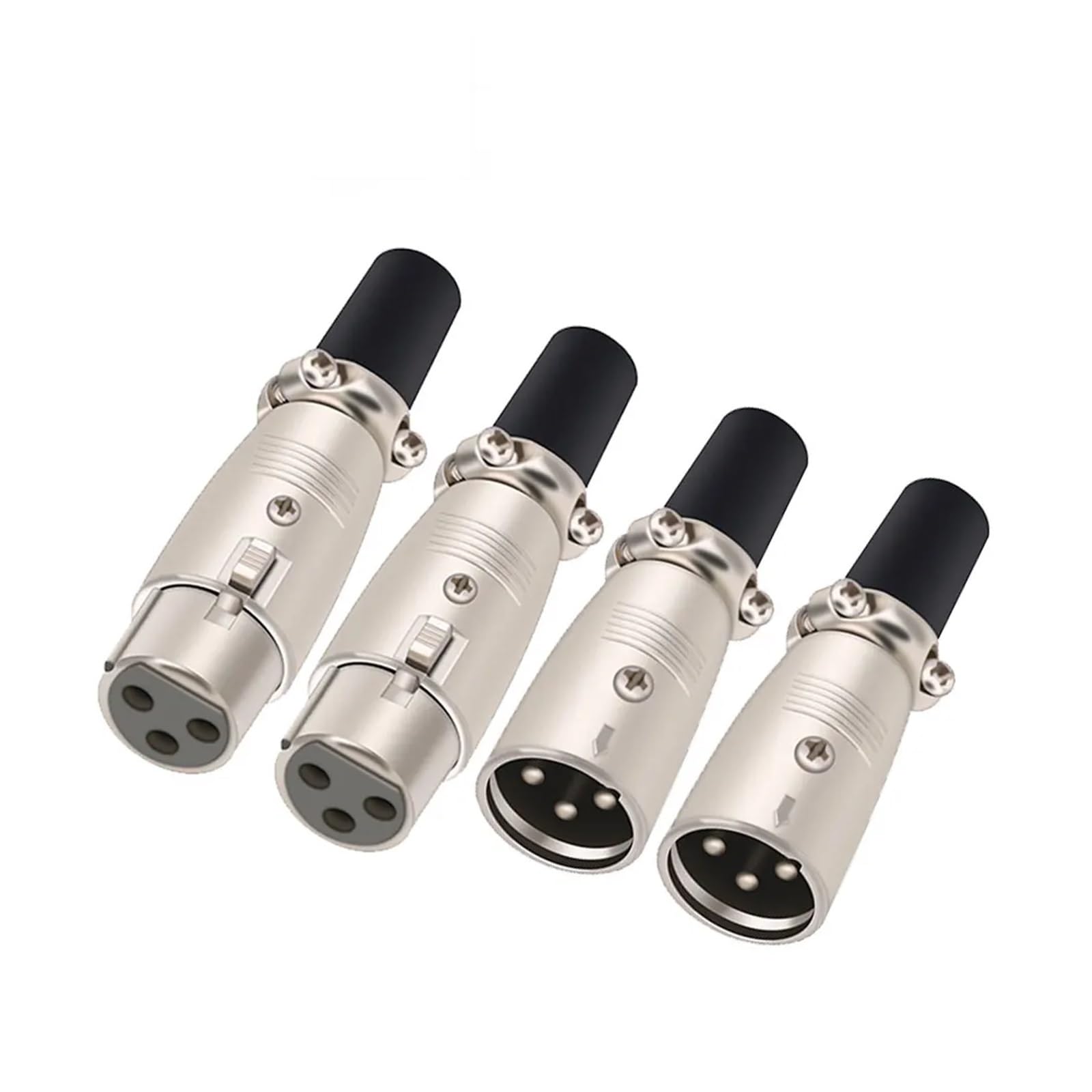 Cavo Audio Schermato YOVUS Lotto Di 2 Cavi Audio XLR A Jack 6.35mm – 10 Piedi Ciascuno, Maschio-maschio, Per Microfoni, Schermati Altoparlante IPhone XR - Foto 3