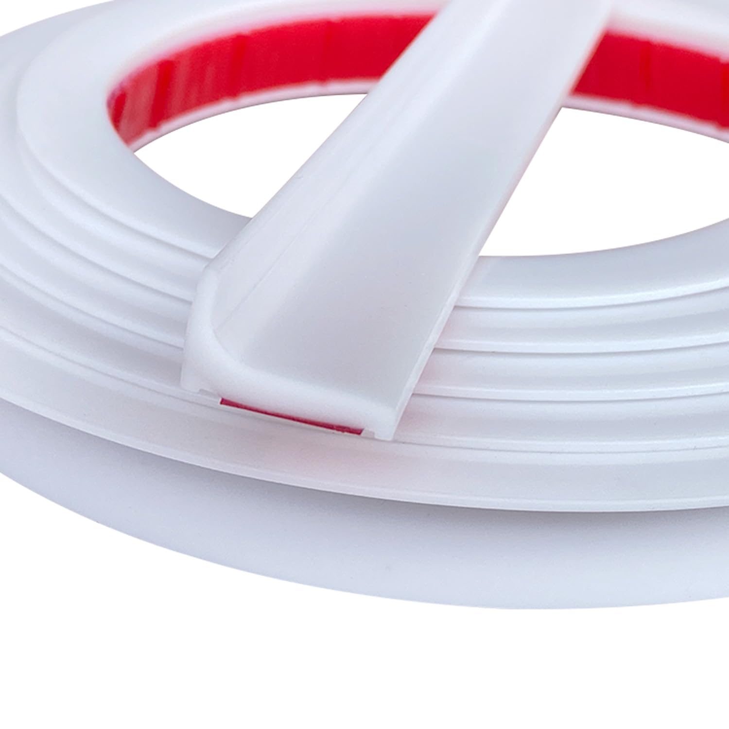 Barrera para Agua 1.2M Barrera de Ducha Silicona Barrera Agua Ducha Autoadhesiva Borde Plato Ducha Plegable para Mampara de Ducha o Borde de la Bañera del lavabo (Blanco, 1.2M)
