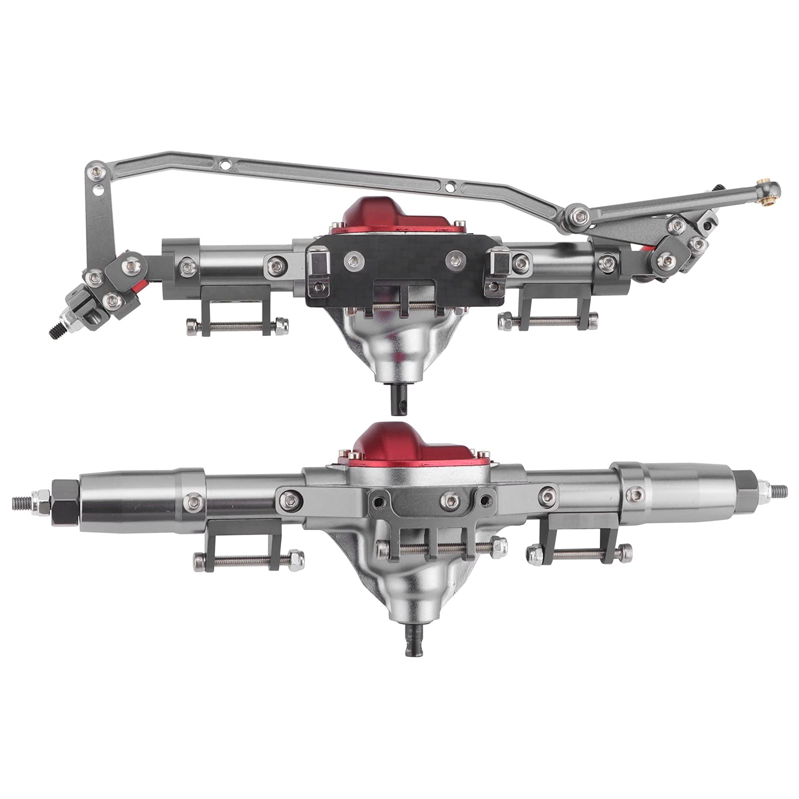 FILFEEL Oś Przednia i Tylna ze Stopu Aluminium do Niezbędnego Wyposażenia Samochodu Wspinaczkowego Axial SCX10 /10 RC