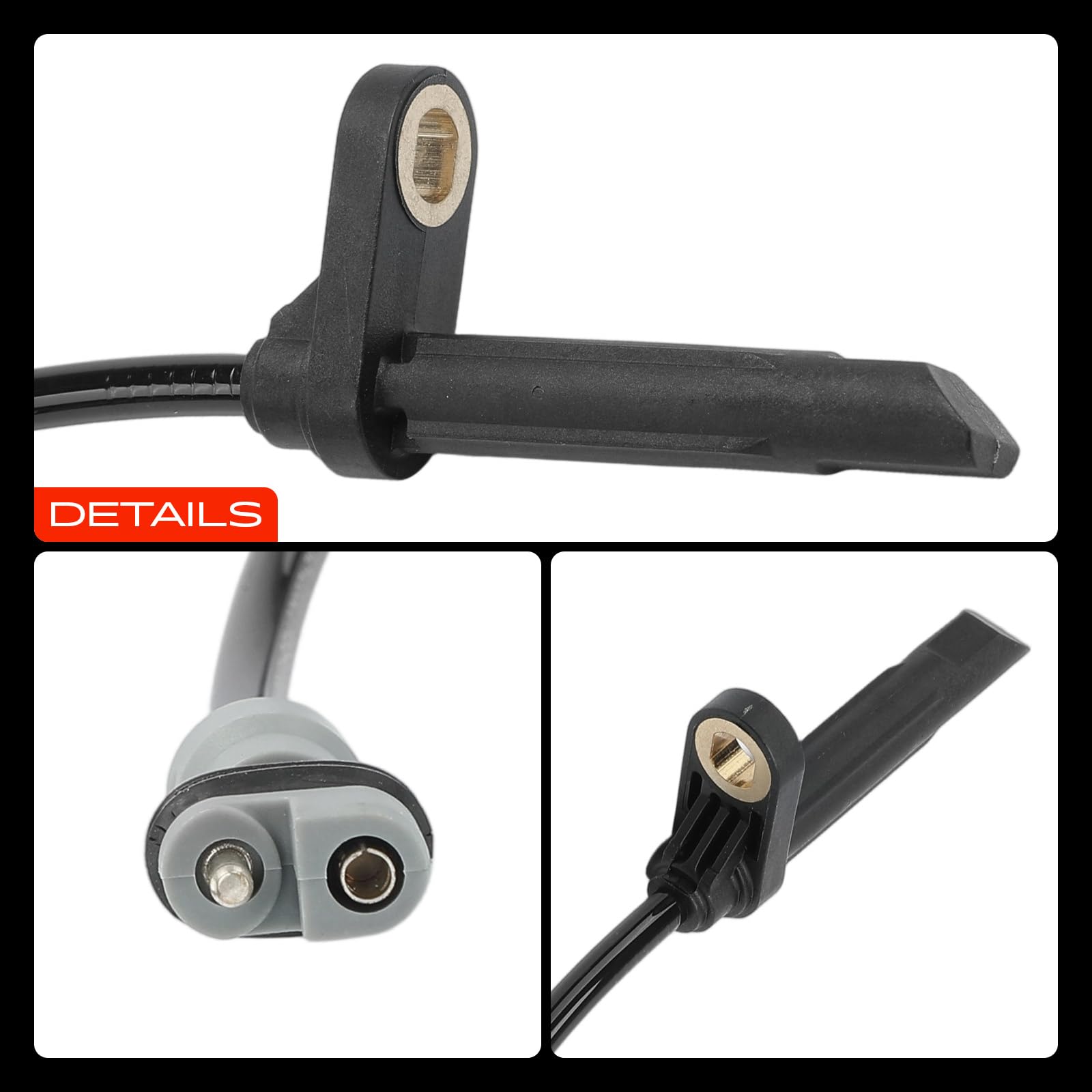 Frankberg Sensore Velocità Ruota ABS Sensore ABS Compatibile con 911 Cabriolet 997 B.o.x.s.t.e.r 987 911 Targa 997 C.a.y.m.a.n 987 911 997 Replace# 99760640702