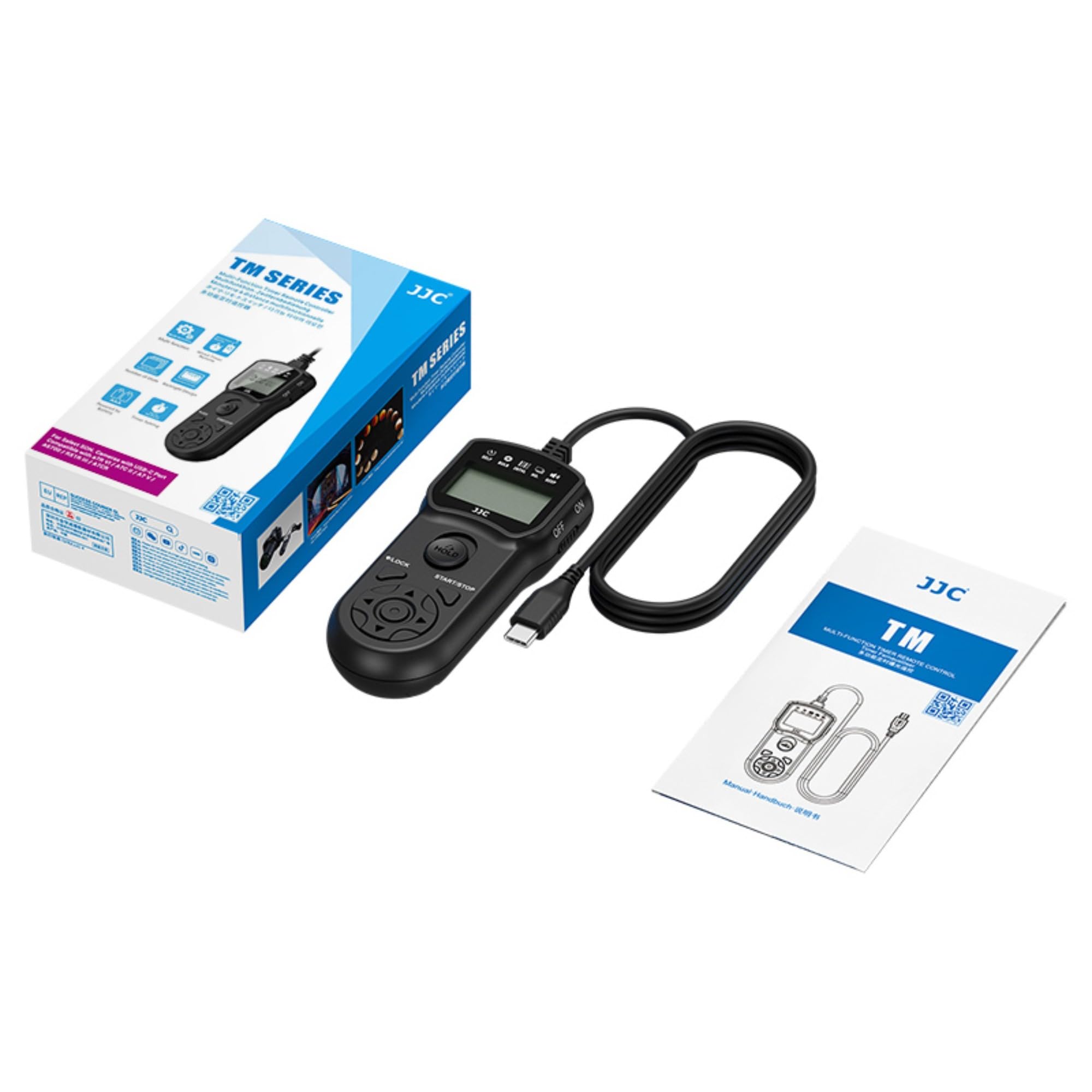 Telecomando e clip di supporto per fotocamera Sony | Multifunzione, timer con cavo, controllo di rilascio per Sony A7RVI A7RM6 A7V A7M5 A6700 A7CII RX1RIII A7CR ZV-E1 ZVE10II