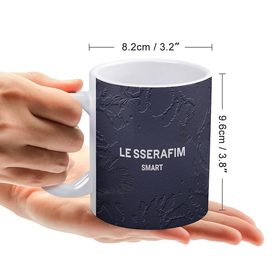 LE SSERAFIM HOT popup 限定 マグカップ 新品 LE SSERAFIM ルセラフィム グッズ マグカップ 新作写真 K-POP 1
