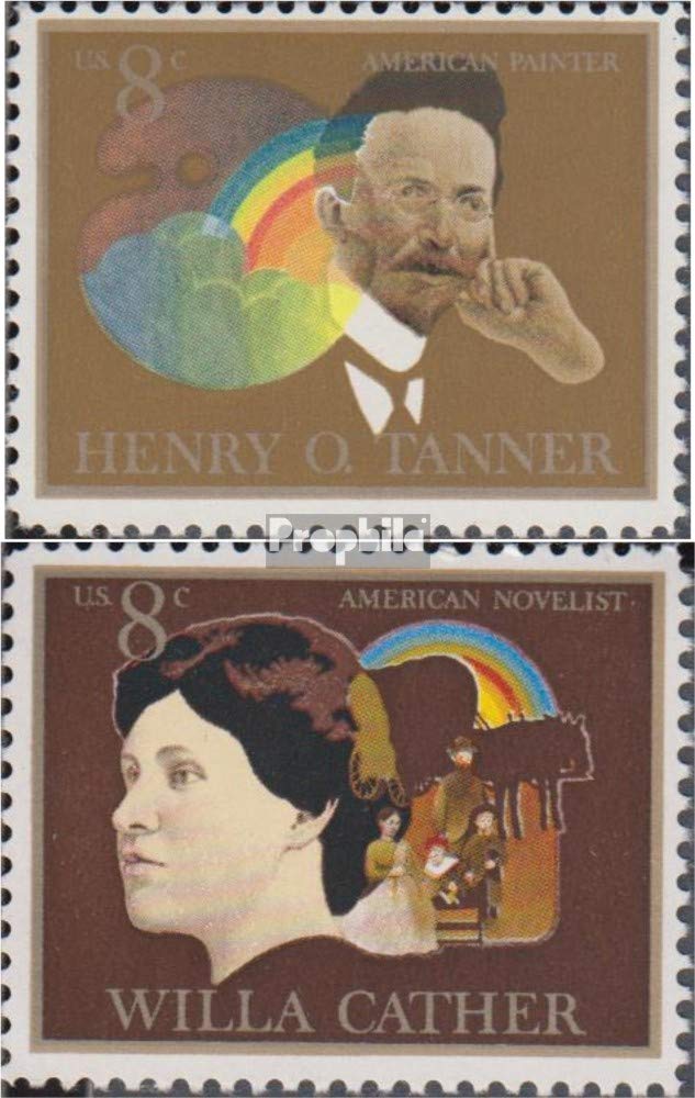 U.S. 1119,1120 (complete.issue.) 1973 Tanner, Cather (Stamps for collectors)