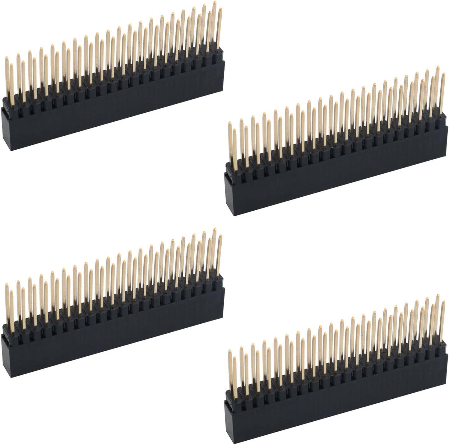 Amazon.com: 2 x 20 Stacking Header MTQY 4PCS 40 Pin(2 x 20) 0.1 Inch ...