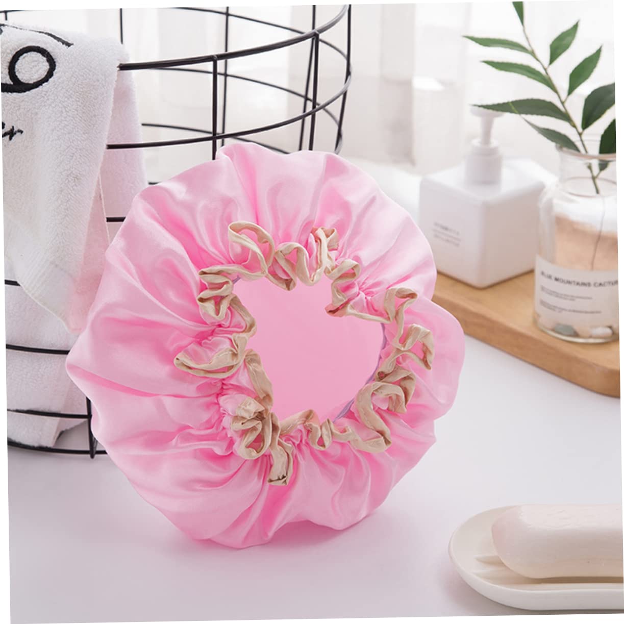 Housoutil 3 Juegos De Gorros De Baño Aislantes Para Mujer Gorros Para Peinar El Cabello Maquillaje Acondicionamiento Del Cabello Y Salones De Belleza (4 Unidades)