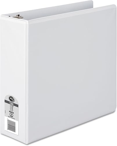 Miniatura 3 de Archivador Wilson Jones 362 de argollas redondas, línea clásica, capacidad de 3 pulgadas, Blanco Total 1
