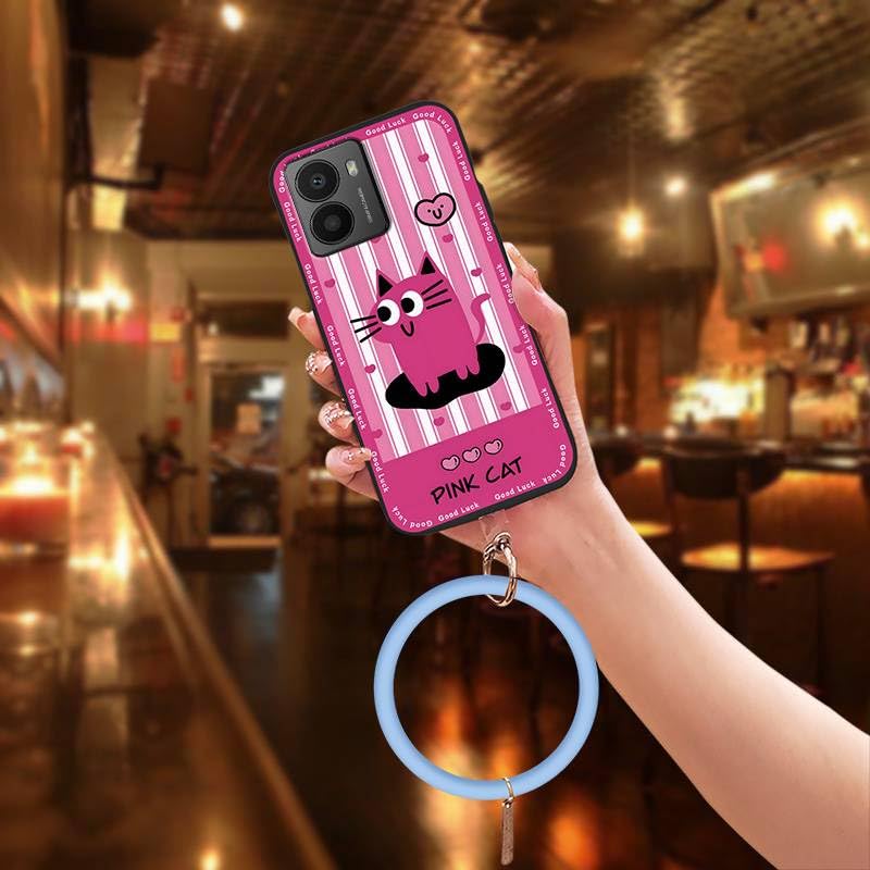 Phone Case Compatible with Nokia HMD Fusion/X1, Youth Solid Color Personality Creative Waterproof Cute Bracelet Anti-knock Ring Protective