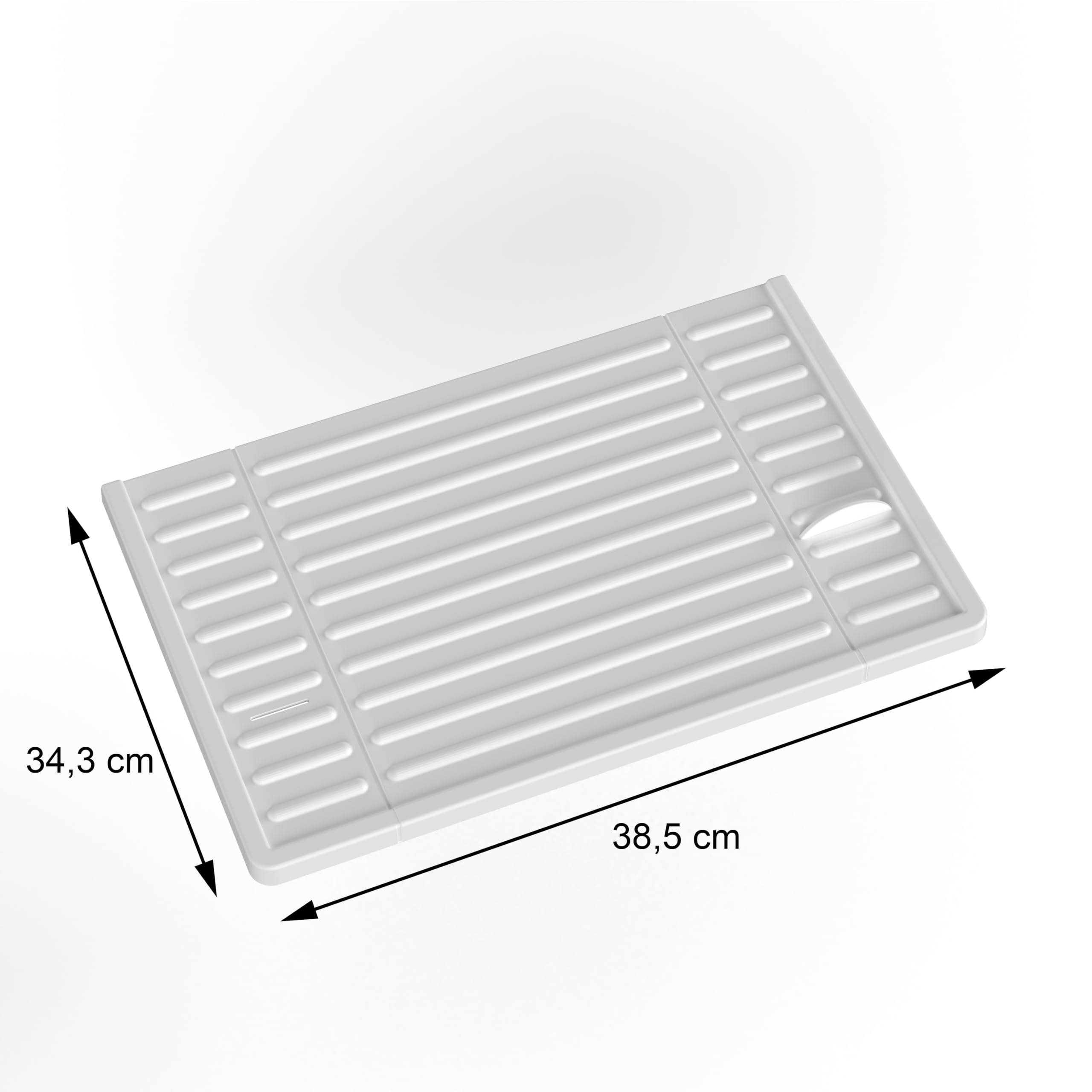 Adventa: Lavatoio Monoblocco in resina di PP con Asse di Lavaggio, Facile da montare, Resistente agli acidi di uso comune, Lavanderia, Garage, Esterno, 59L x 40P x 74H cm, Bianco