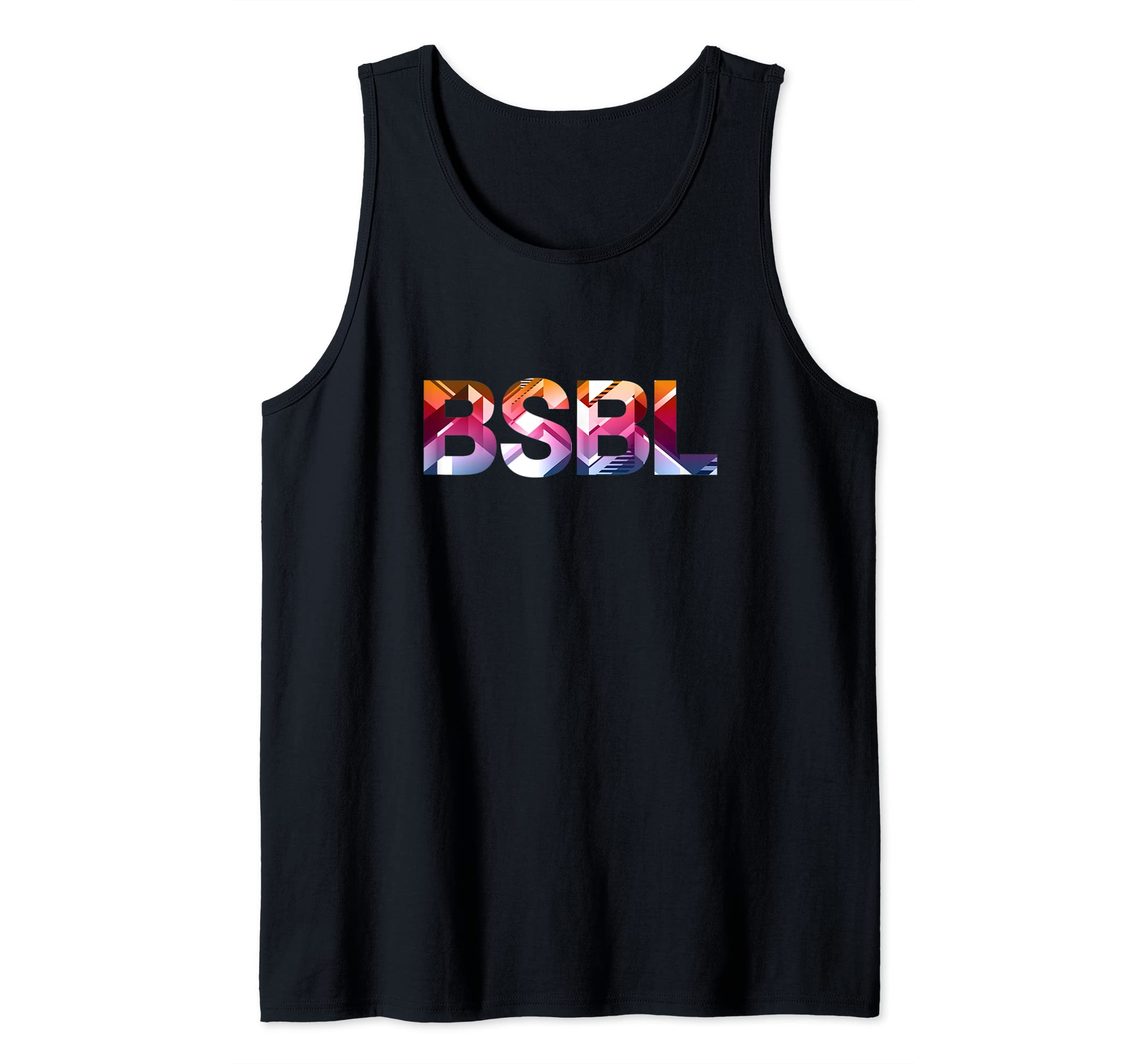 BSBL Diamond Fun Baseball Retro Vintage Sport Tank Top