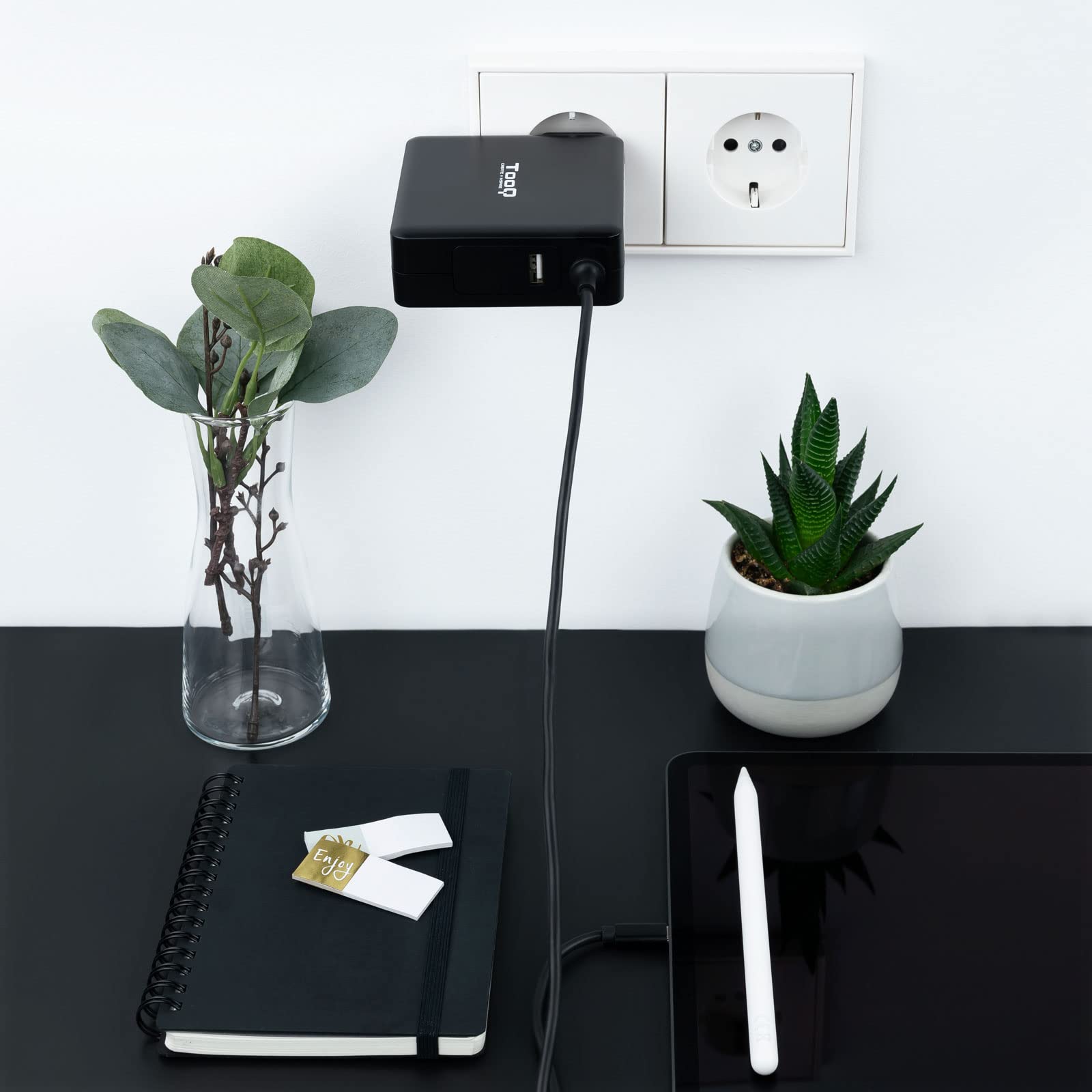 TooQ TQLC-USBC90PD - Caricabatterie automatico universale per laptop 90W